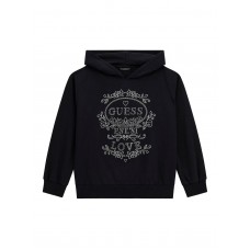 GUESS μπλούζα φούτερ παιδική J5YQ06KA6R4-JBLK μαυρο